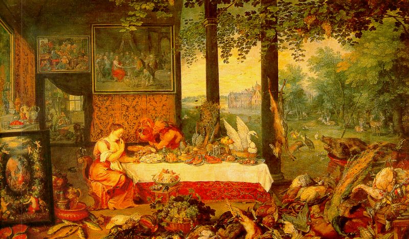 Jan Brueghel The Sense of Taste